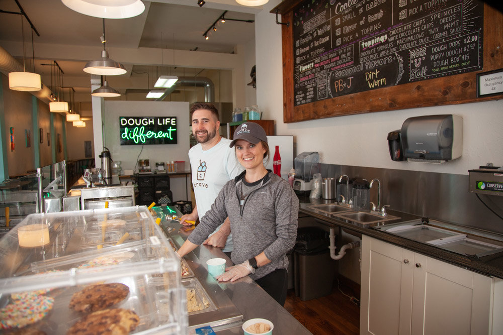 Dylan Collins and Maggie West opened their downtown shop in May 2018.